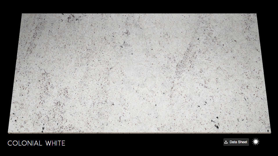 colonial white granite