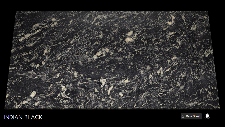 indian black granite